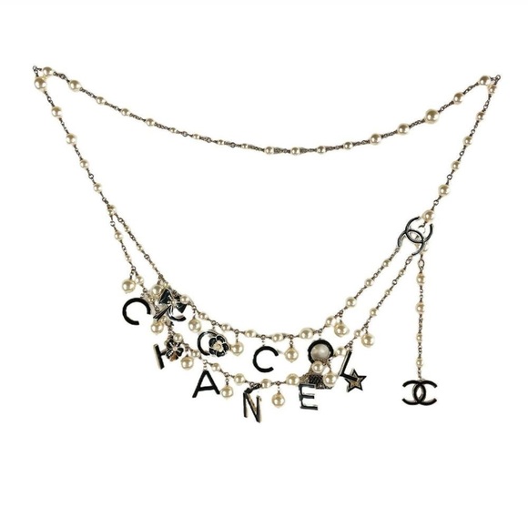 Chanel Coco Charm Pearl Belt Necklace - Picture 5 of 15